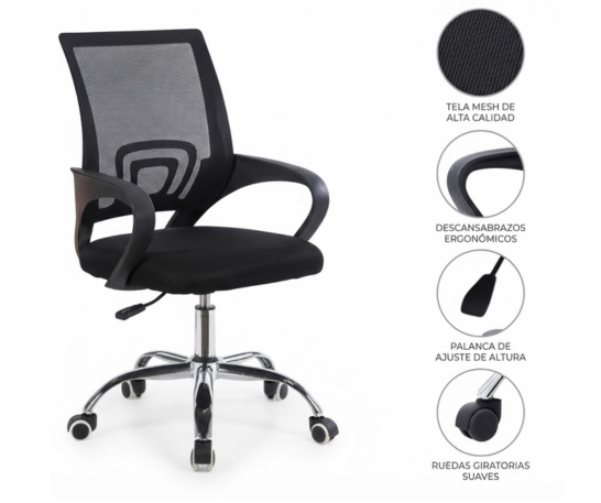 SILLA AUSTRIA EJECUTIVA ERGONÓMICA - 4