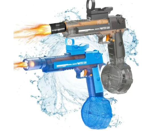 PISTOLA DE AGUA ELÉCTRICA CON LUCES RGB - 4