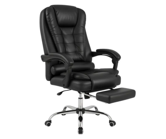 SILLA DE OFICINA EJECUTIVA ACOLCHADA RECLINABLE ERGONÓMICA - 1
