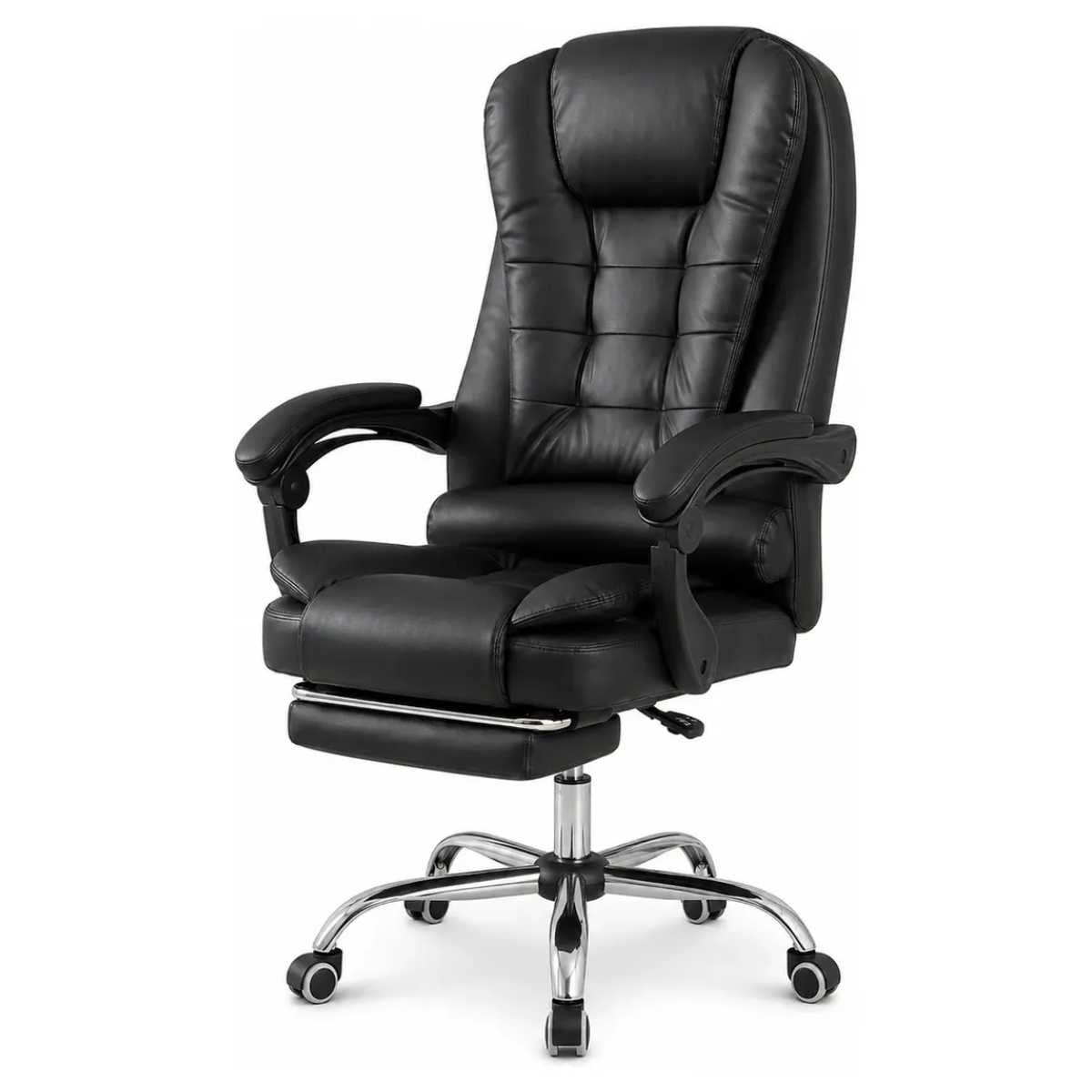 SILLA DE OFICINA EJECUTIVA ACOLCHADA RECLINABLE ERGONÓMICA - 2