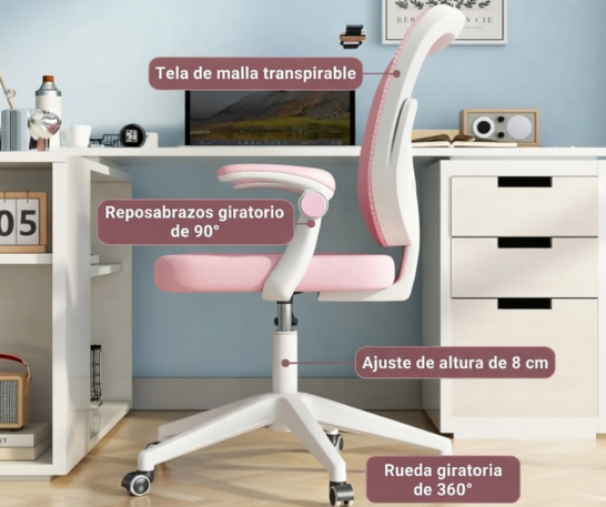SILLA ERGONÓMICA JUVENIL PARA OFICINA - 2