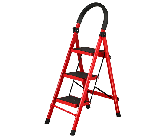 ESCALERA PLEGABLE DE 3 PASOS ANTIDESLIZANTE – RESISTENTE Y SEGURA - 1