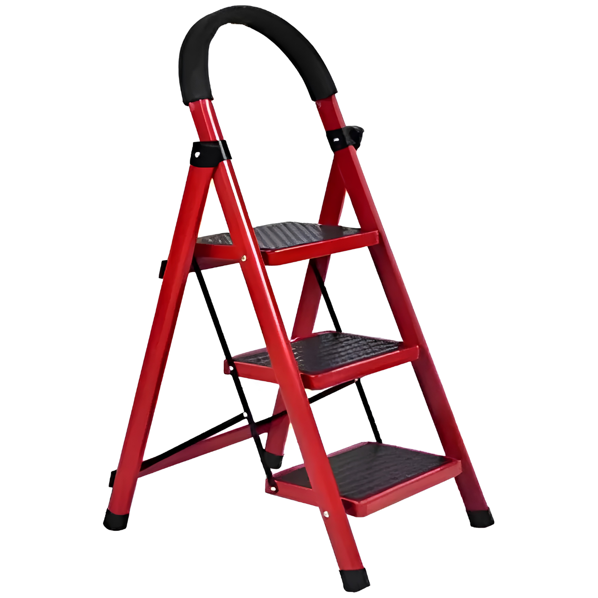 ESCALERA PLEGABLE DE 3 PASOS ANTIDESLIZANTE – RESISTENTE Y SEGURA - 3