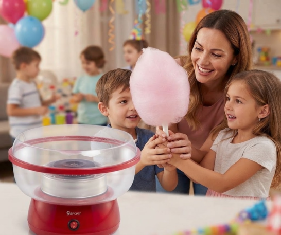 MÁQUINA DE ALGODÓN DE AZÚCAR ELÉCTRICA PARA HOGAR Y FIESTAS - 5