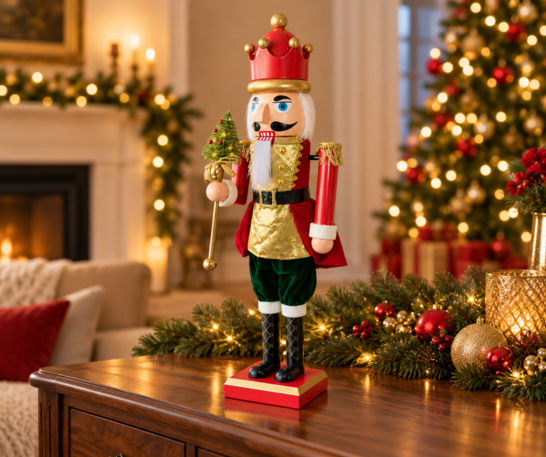 CASCANUECES MUSICAL NAVIDEÑO 60 CM - 1