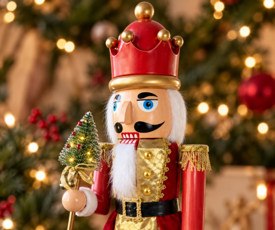 CASCANUECES MUSICAL NAVIDEÑO 60 CM - 4