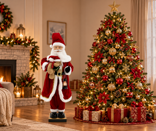 PAPÁ NOEL MECATRÓNICO DE 110 CM - 4