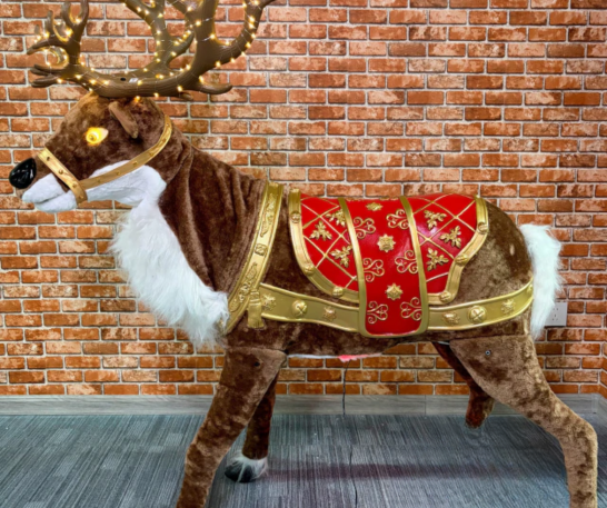 RENO MECATRÓNICO GRANDE 140 CM NAVIDEÑO - 3