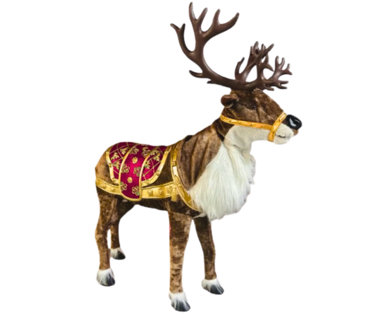 RENO MECATRÓNICO GRANDE 140 CM NAVIDEÑO - 4