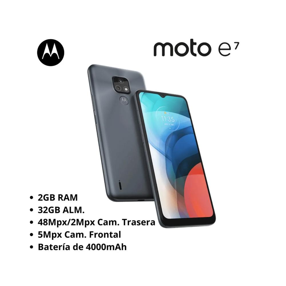 MOTOROLA E7 2GB RAM 32GB COLOR GRIS MINERAL - 3