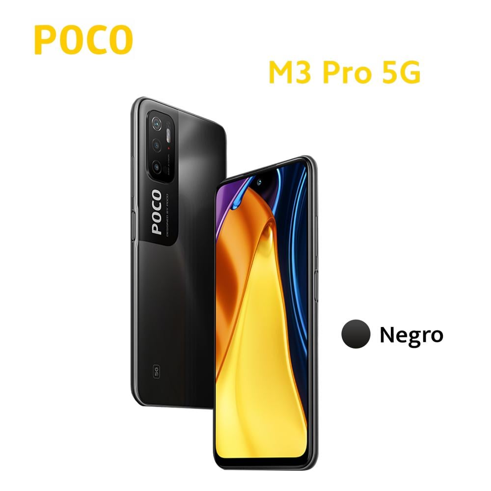 CELULAR POCO M3 PRO 5G 4GB RAM 64GB CÁMARA 48 MP COLOR NEGRO - 1