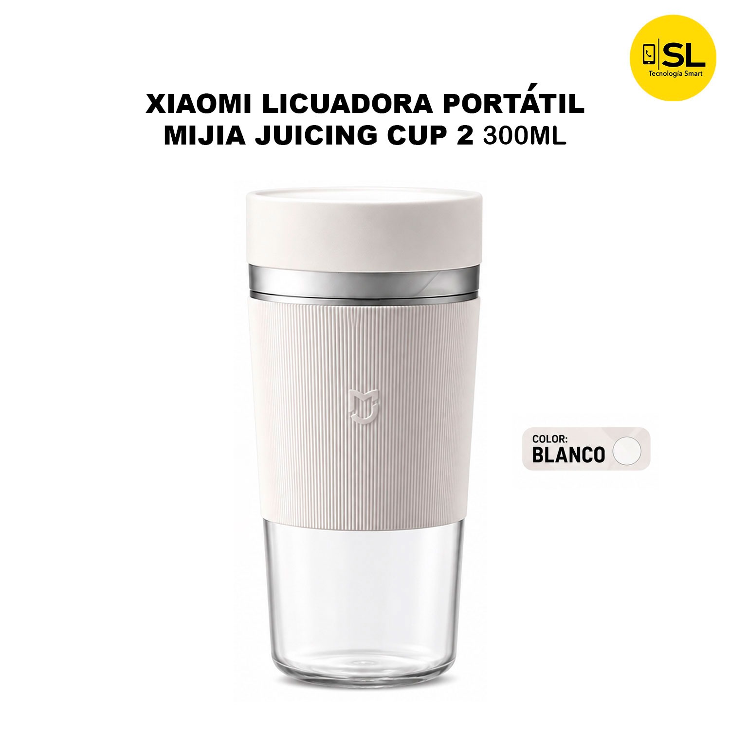LICUADORA PORTÁTIL XIAOMI MIJIA JUICING CUP 2 300ML COLOR BLANCO - 1
