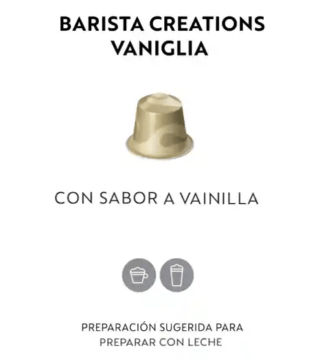 CAFÉ BARISTA CREATIONS VANIGLIA X 10 CÁPSULAS ORIGINAL NESPRESSO - 2