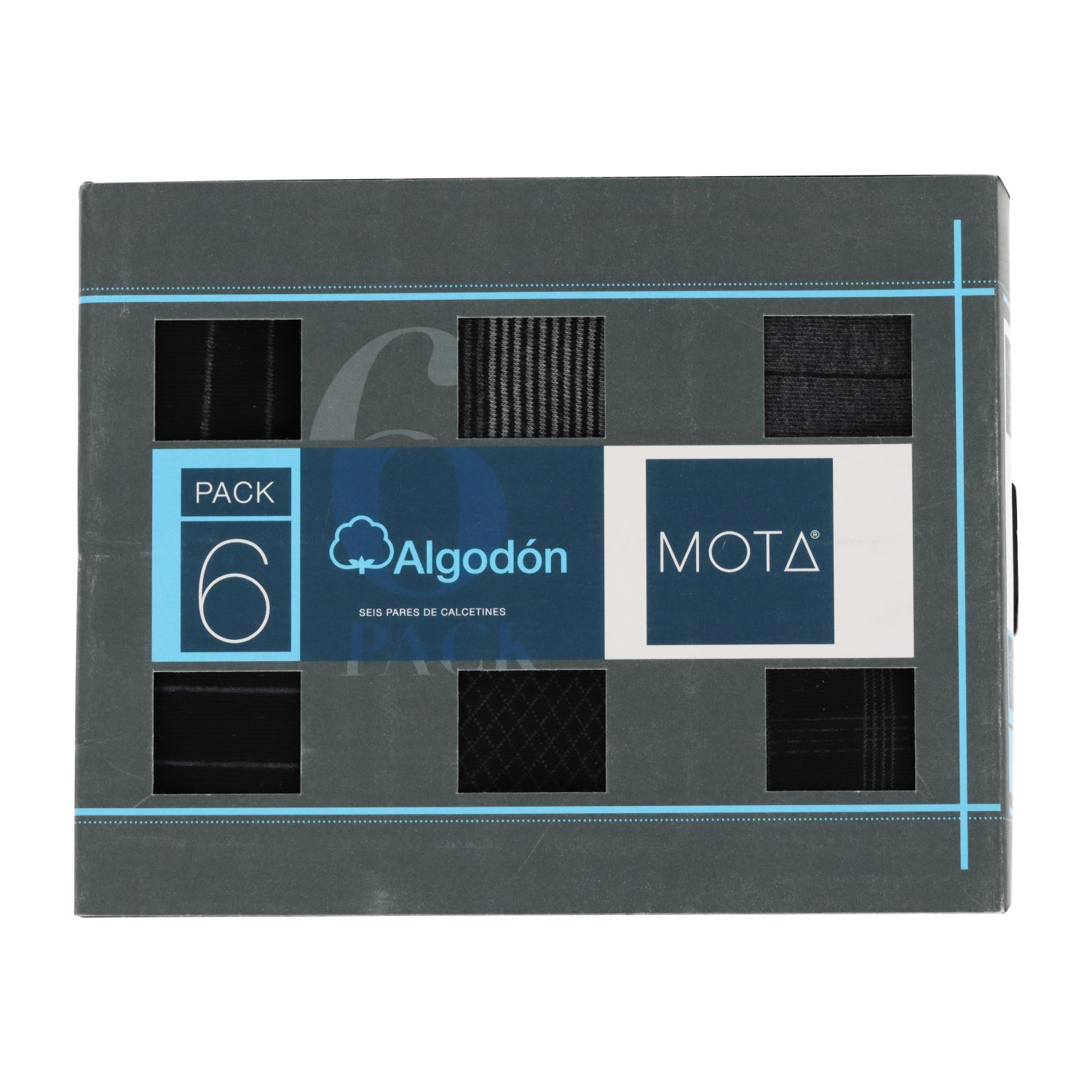 CALCETIN MEDIO PACK 6 MT21147 - 2