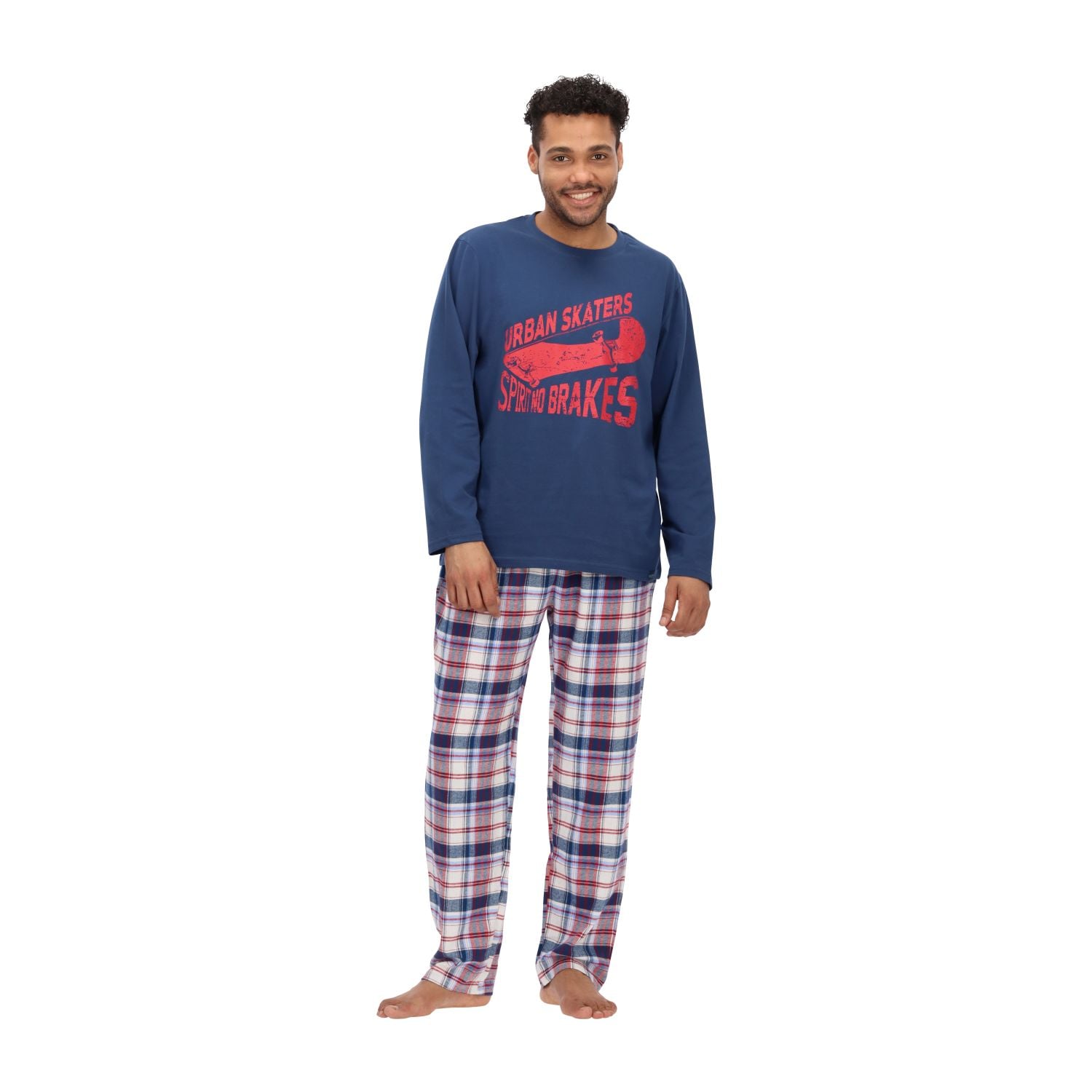 PIJAMA LARGO ALGODÓN MOTA MT30200 - 2