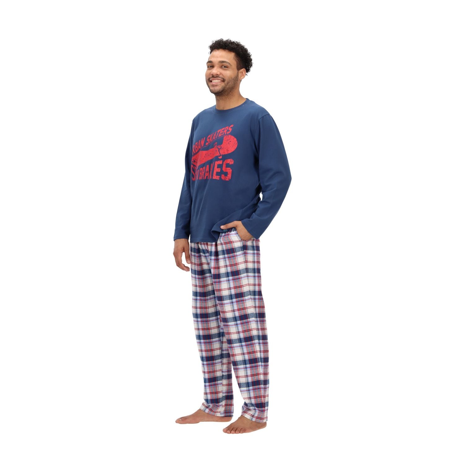 PIJAMA LARGO ALGODÓN MOTA MT30200 - 3