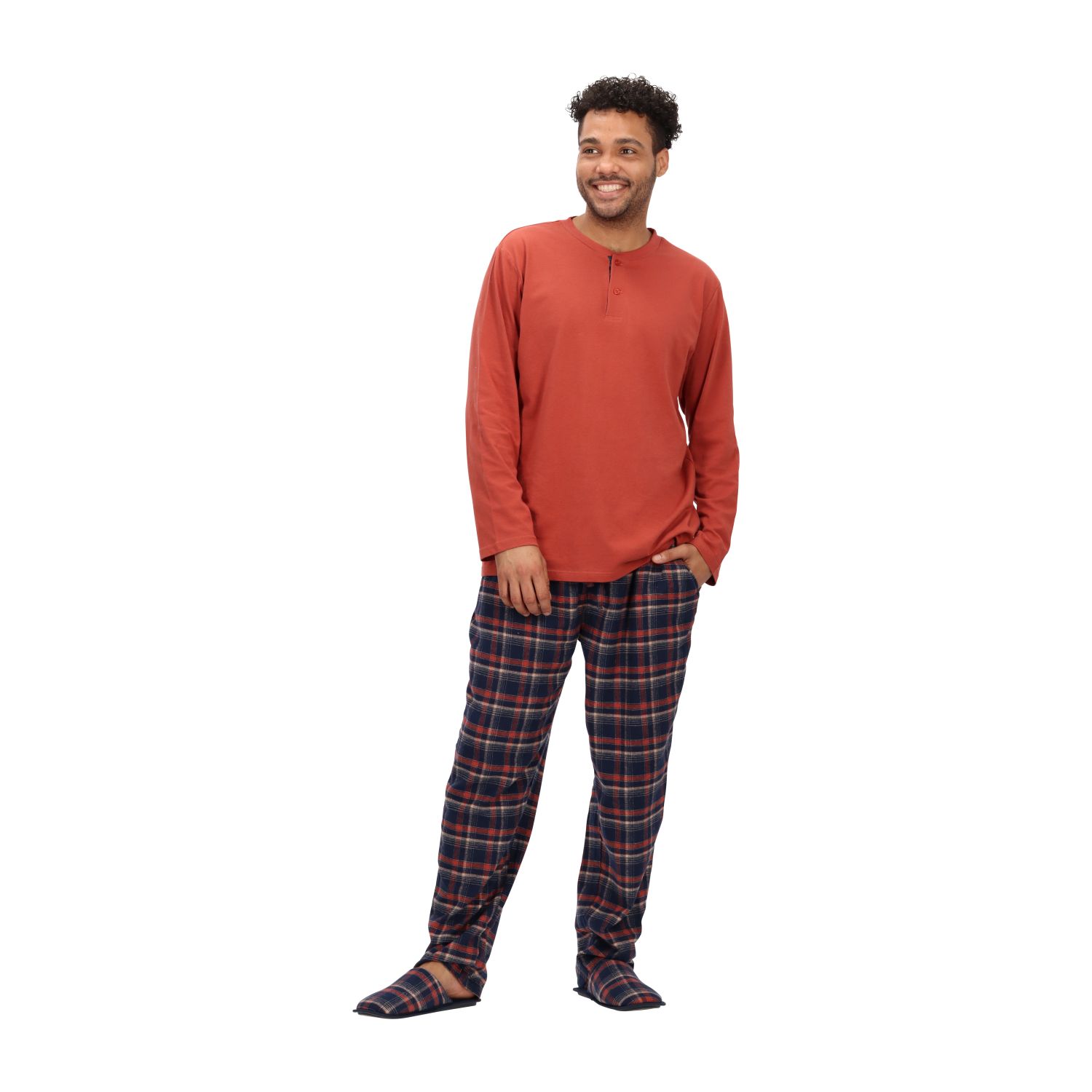 SET PIJAMA LARGO ALGODÓN MT30197 - 1