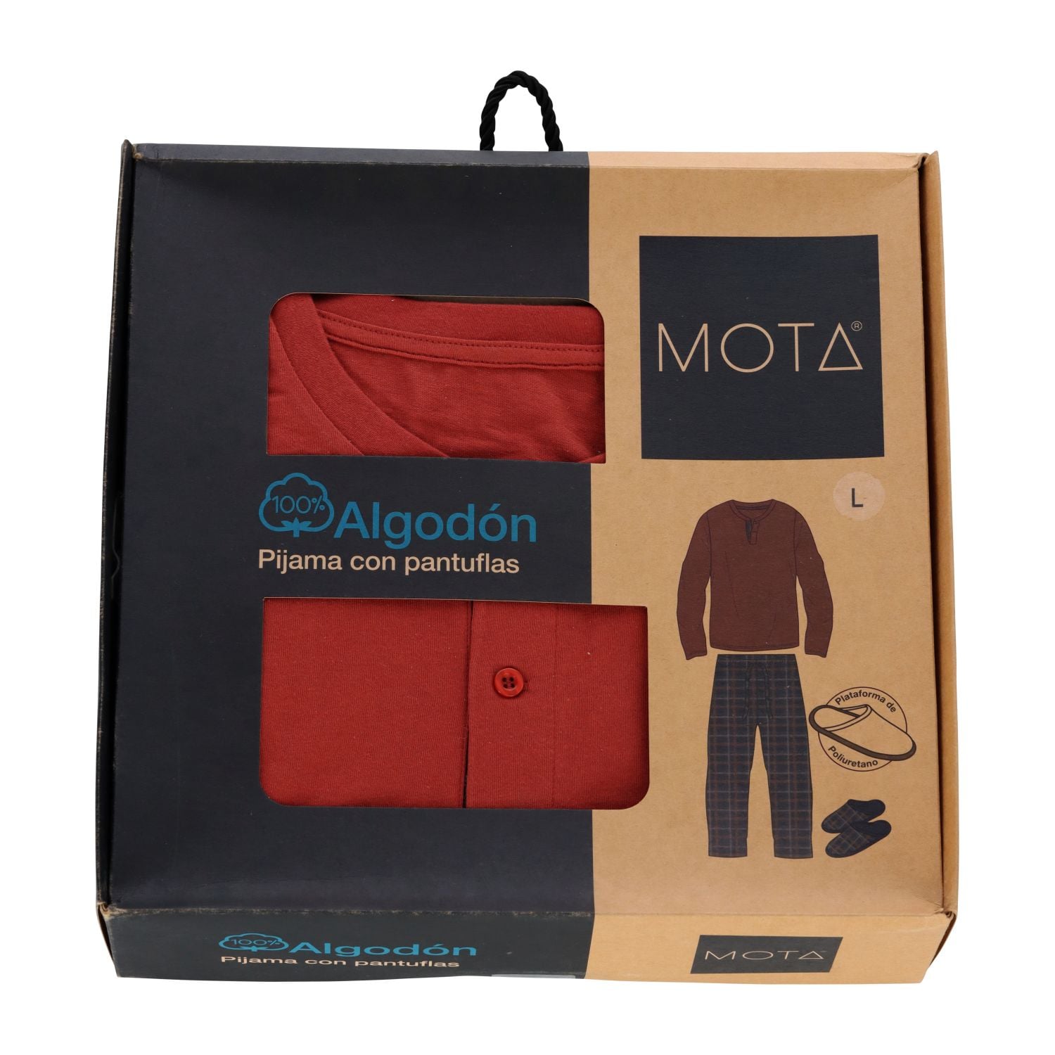 SET PIJAMA LARGO ALGODÓN MT30197 - 3