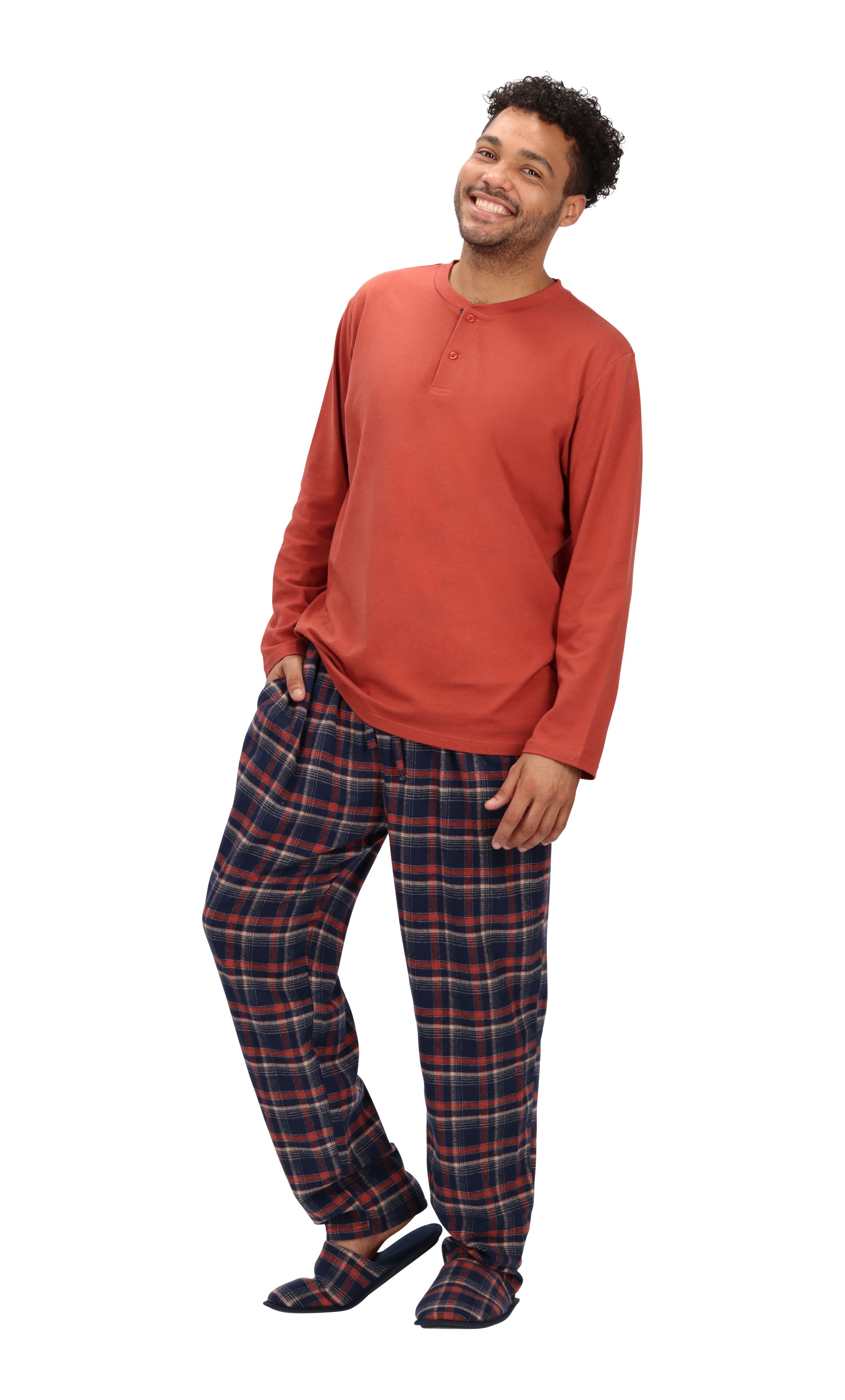 SET PIJAMA LARGO ALGODÓN MT30197 - 4