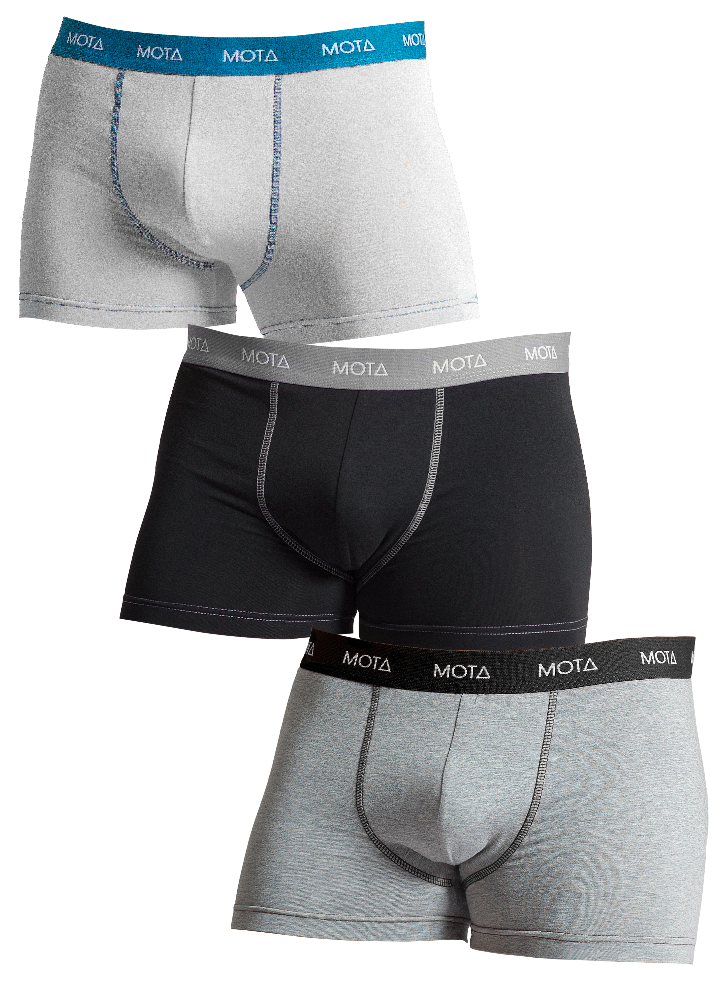 BOXER CORTO ALGODÓN PACK 3 MT4040 - 1