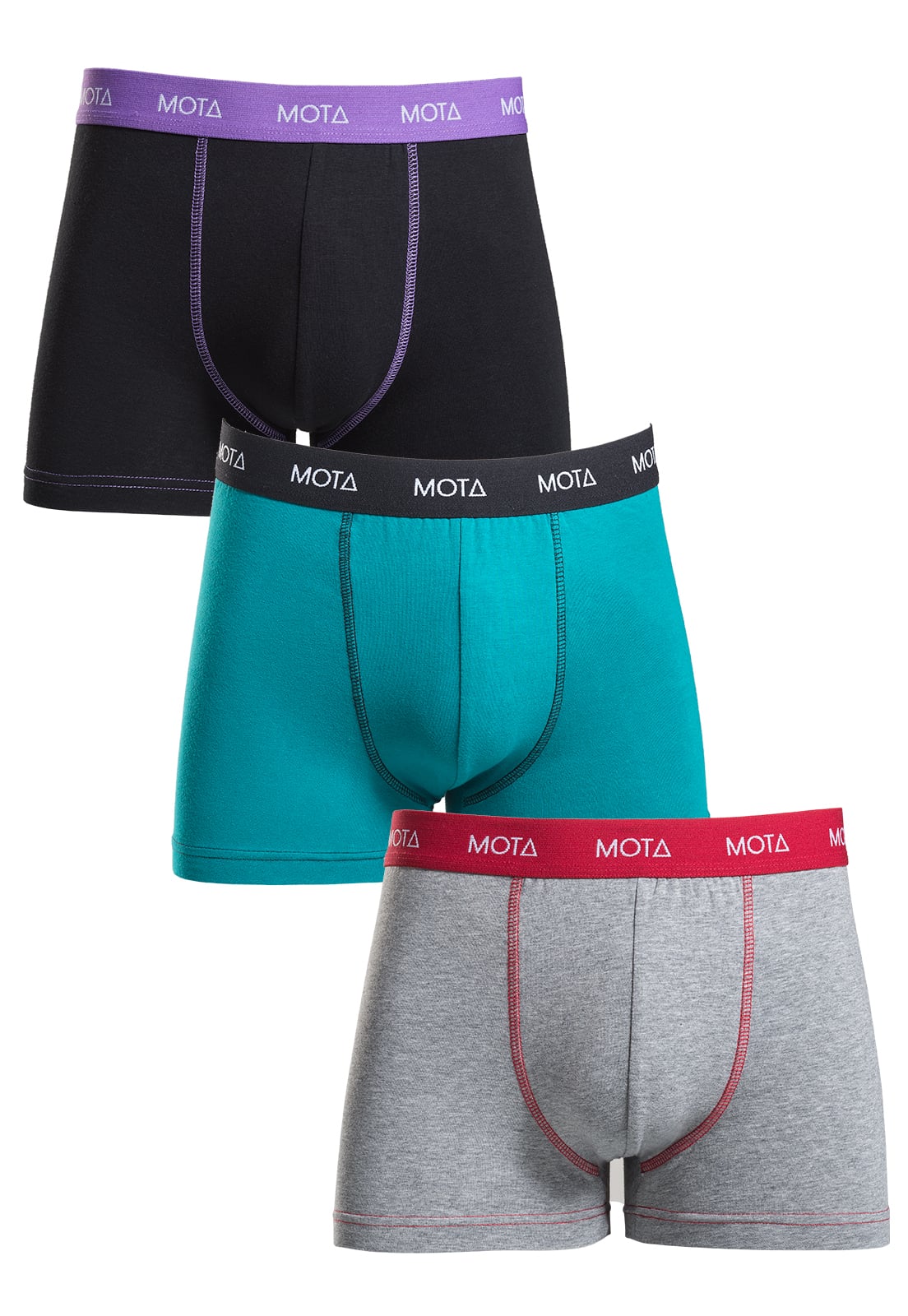 BOXER CORTO ALGODÓN PACK 3 MT4040 - 1
