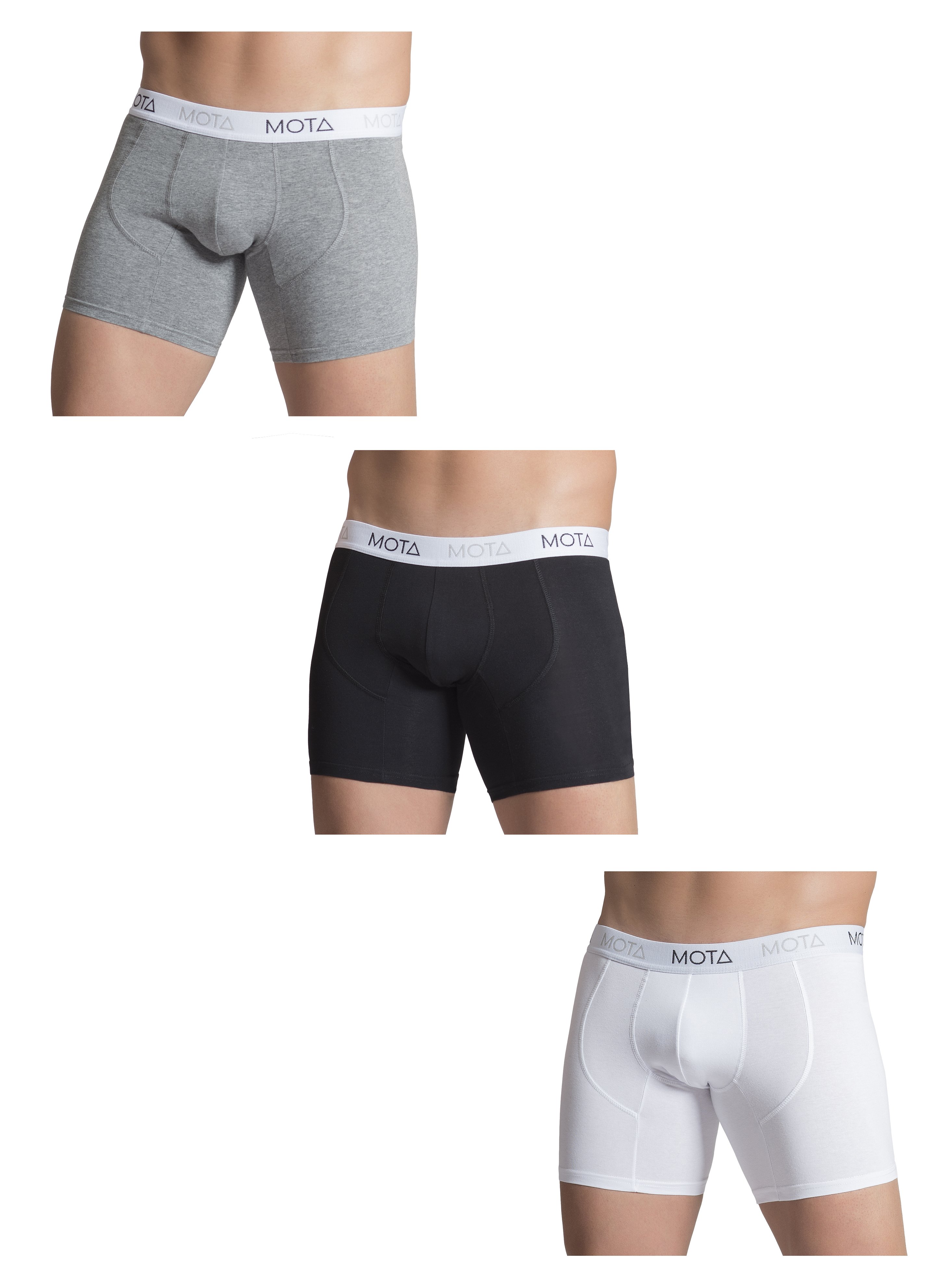 BOXER MEDIO ALGODÓN PACK 3 MT4059 - 1