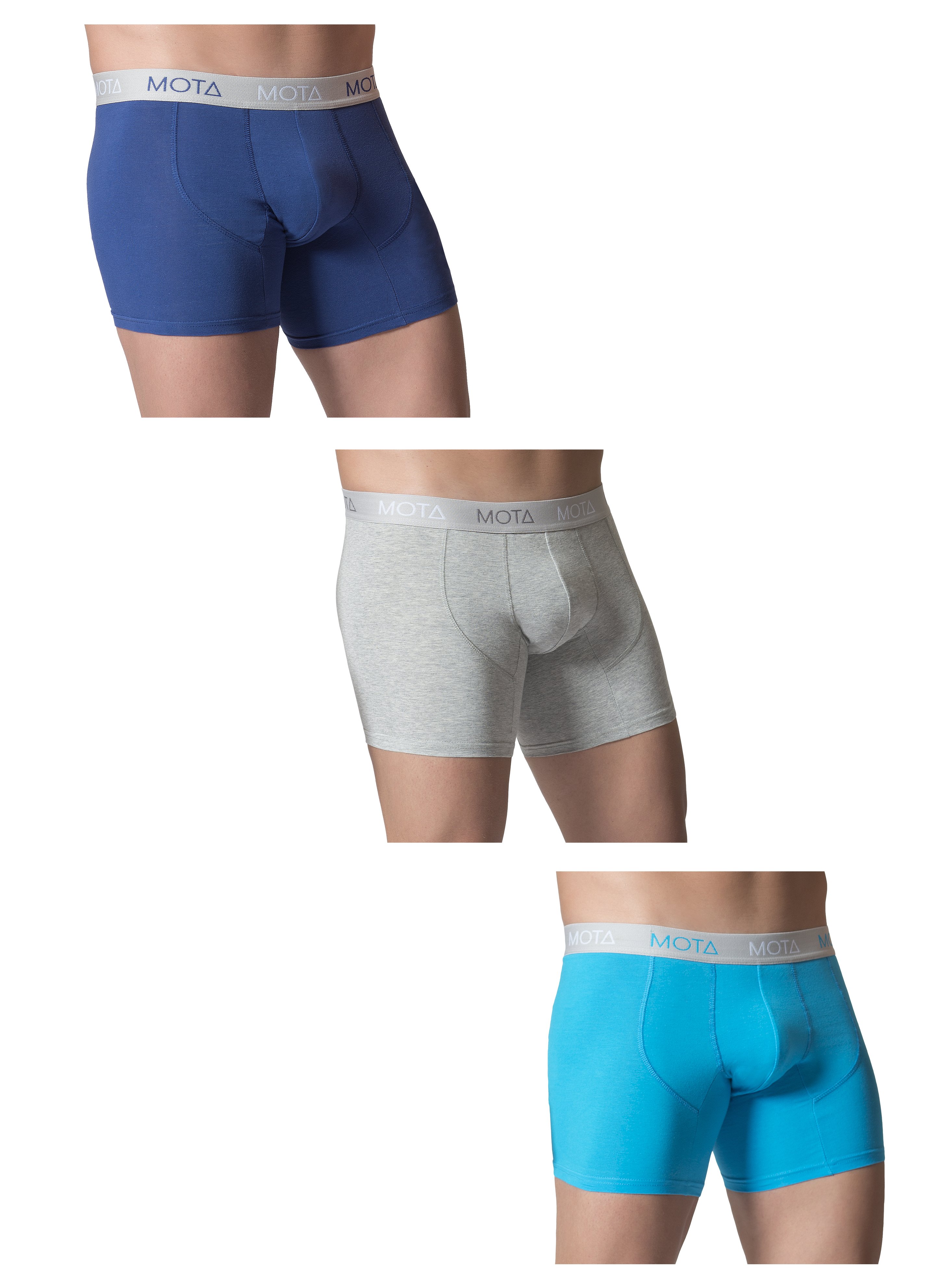 BOXER MEDIO ALGODÓN PACK 3 MT4059 - 1