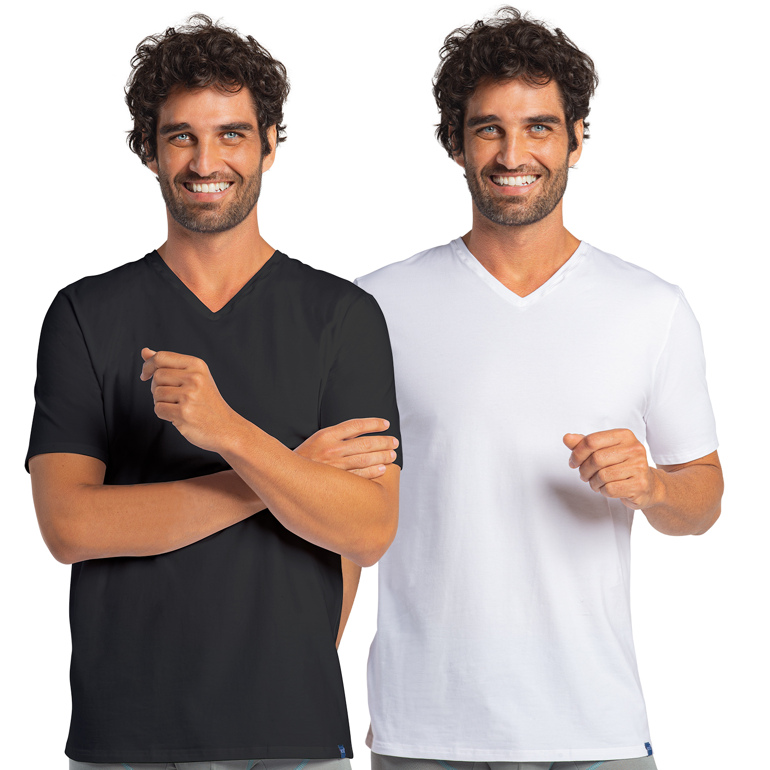 POLOS MANGA CORTA ALGODÓN PACK 2 MT4427 - 1