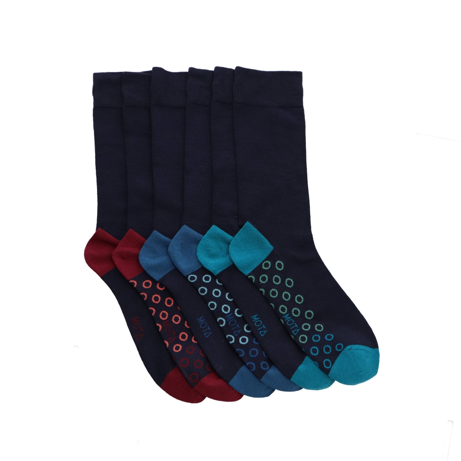CALCETINES MEDIO BAMBÚ PACK 6 MT21164 - 1