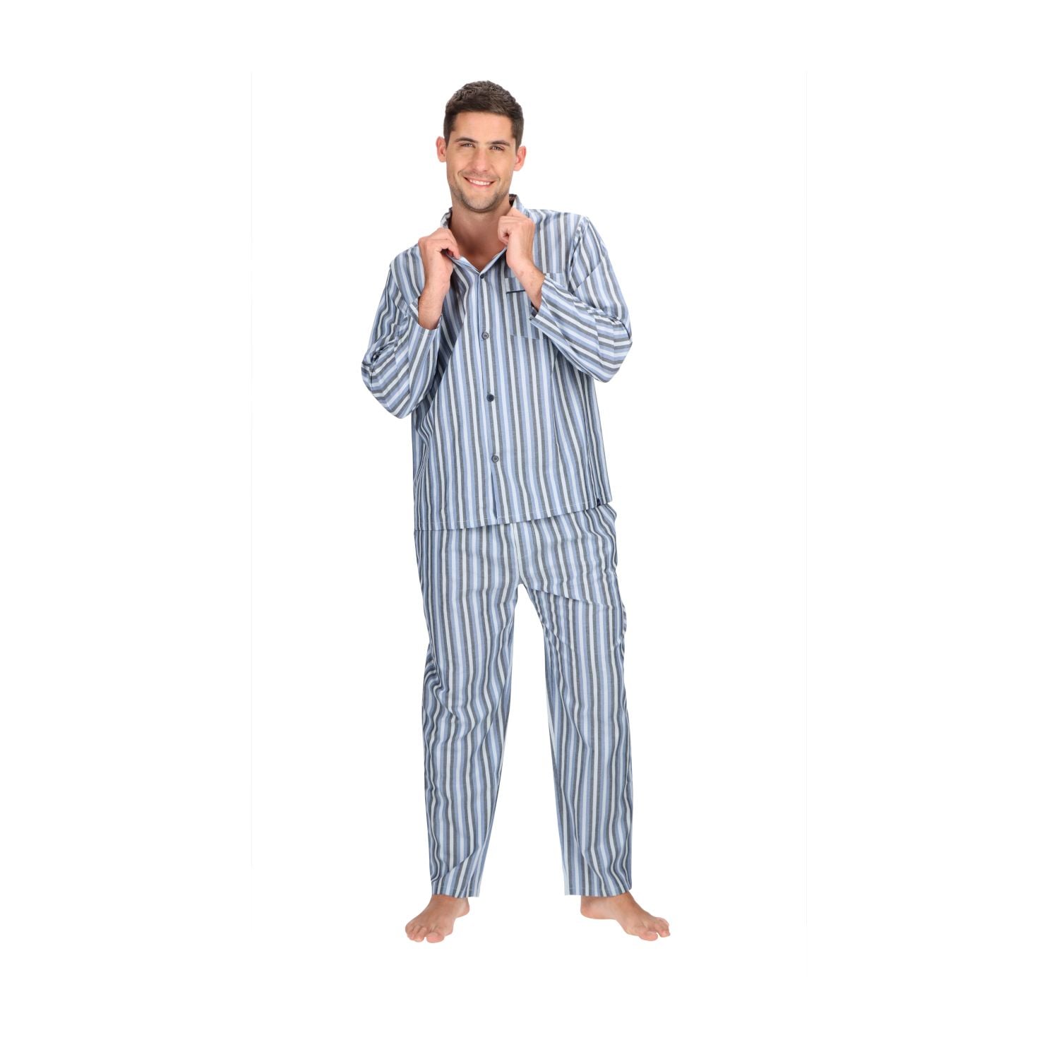 PIJAMA LARGO ALGODÓN MT30044 - 1