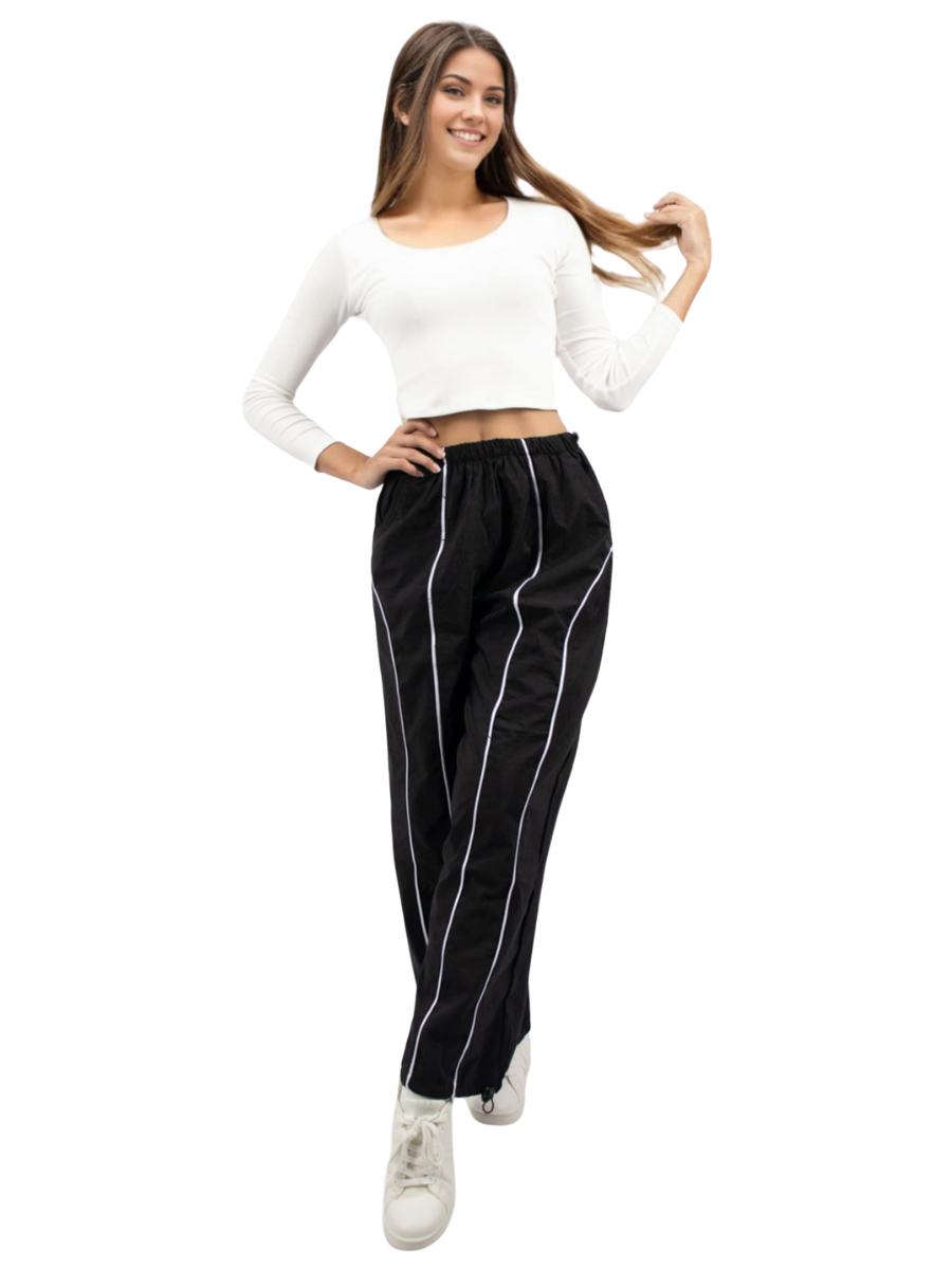 SKYLOOM OVERSIZE PARACHUTE PANTS | Color Negro - 2