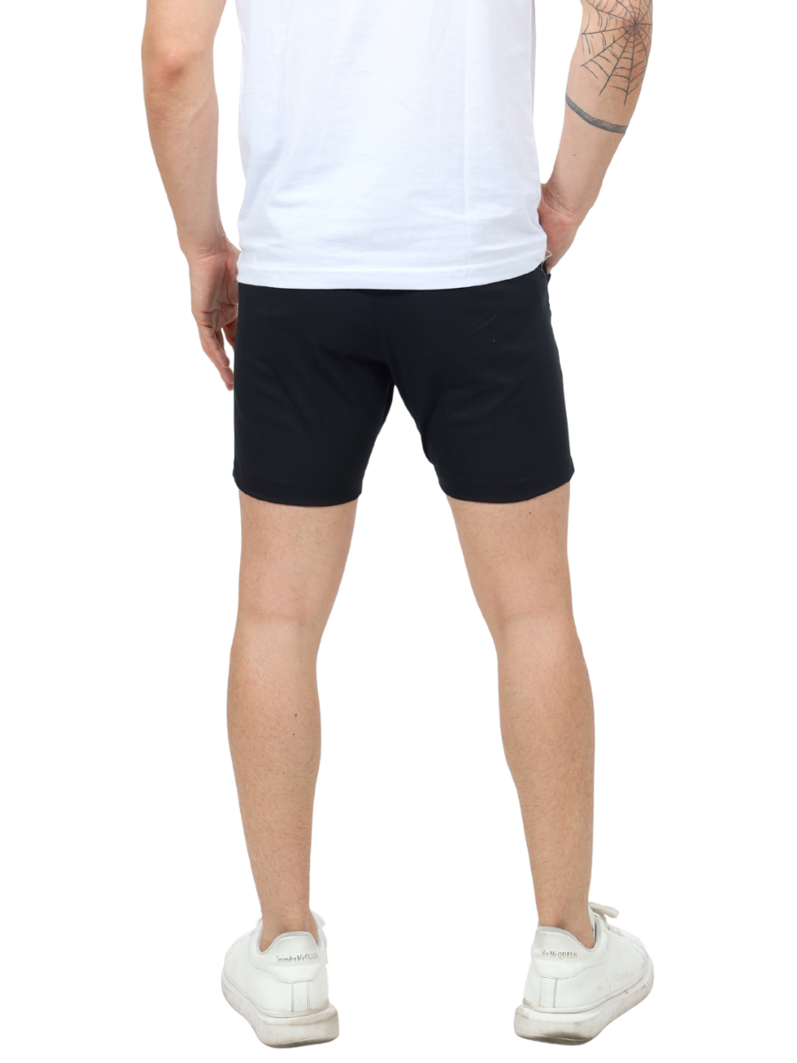 SHORT HOMBRE DRILL STONE NEGRO - ENKI MODASTYLE FIT SLIM URBANO - 4