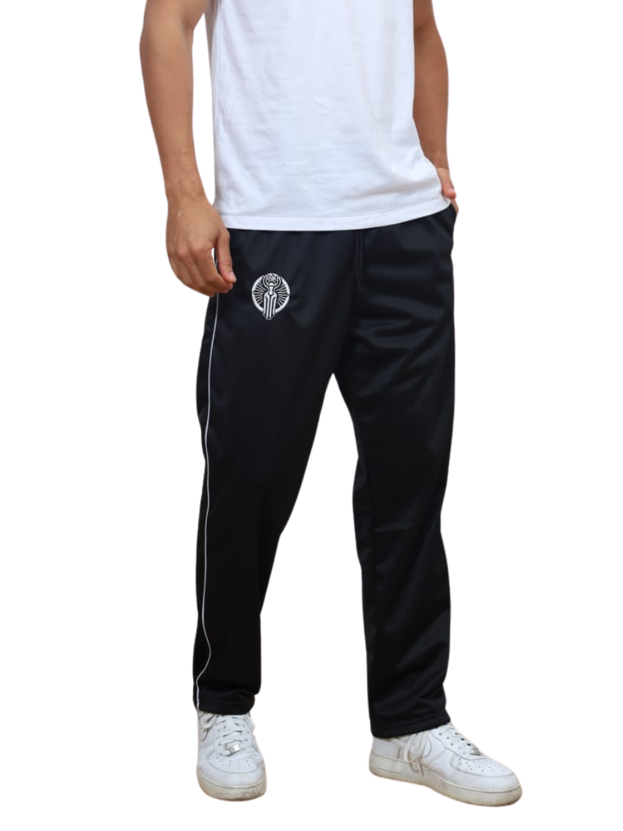 JOGGER DEPORTIVO ENKI HOMBRE MODELO SPORT | TELA POLINAN LIGERA | COLOR NEGRO - 1
