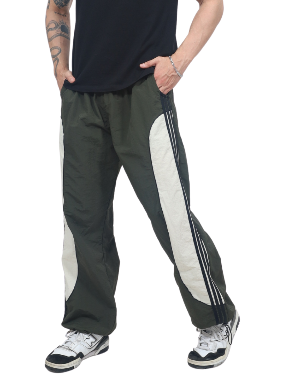 JOGGER POWER TRACK HOMBRE TELA MOJADA - VERDE - 1