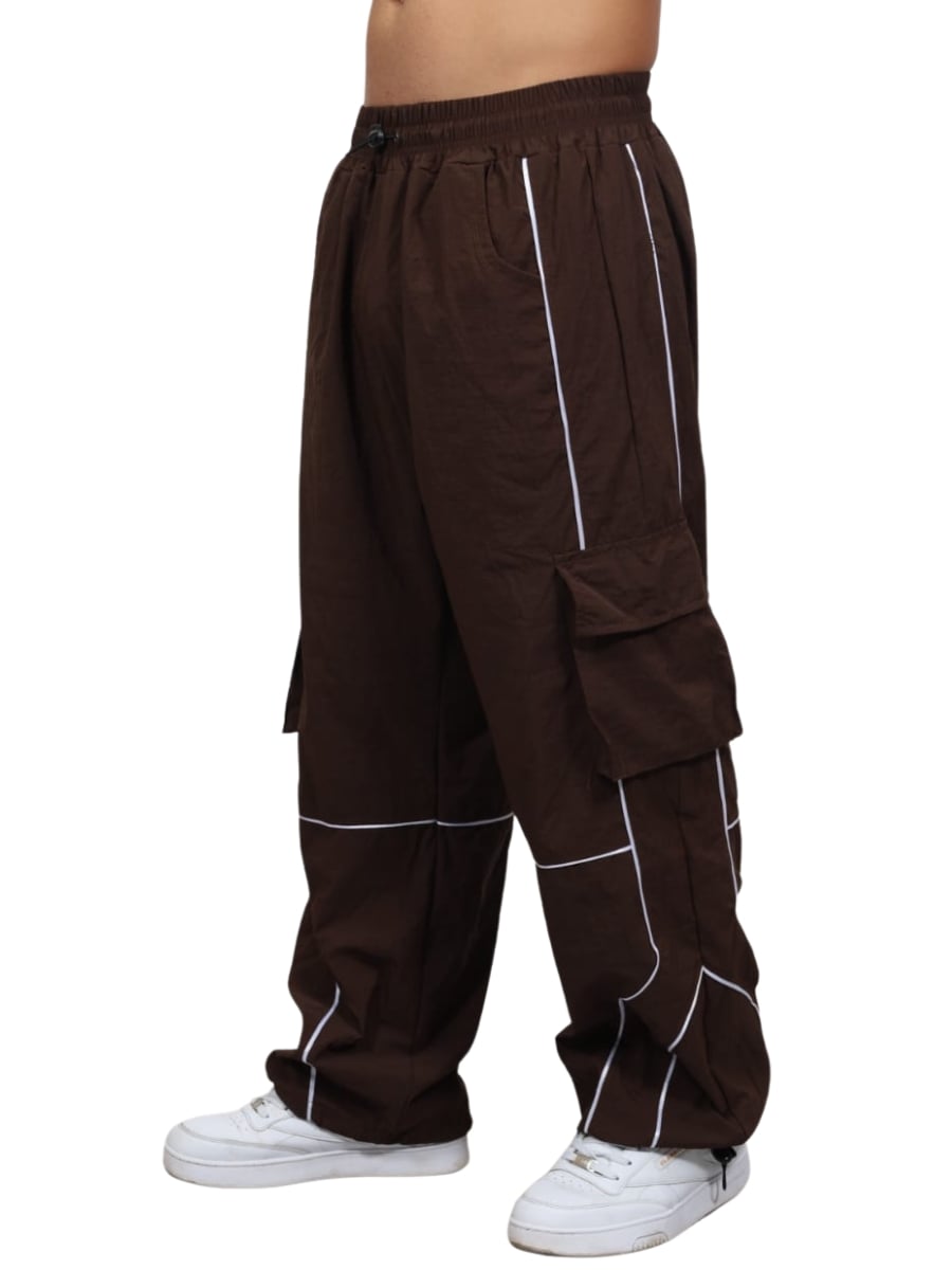 PANTALÓN CARGO OVERSIZE HOMBRE ENKI SHADOW LINE – ESTILO STREETWEAR - 1