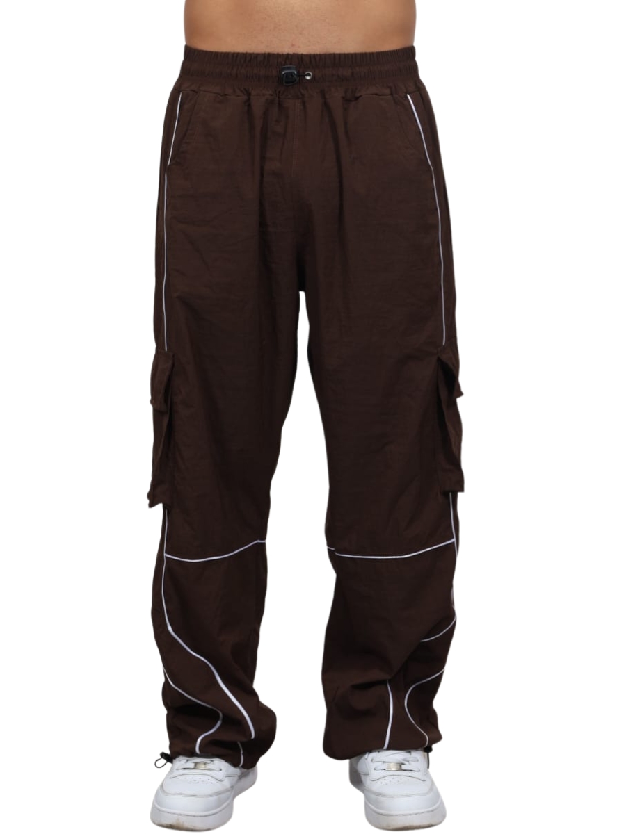 PANTALÓN CARGO OVERSIZE HOMBRE ENKI SHADOW LINE – ESTILO STREETWEAR - 3