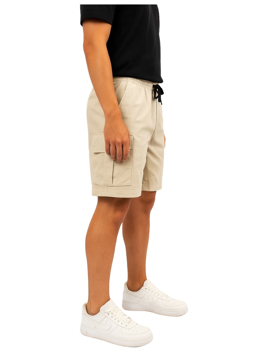 PANTALÓN CARGO CONVERTIBLE 2 EN 1 HOMBRE - HUESO / RECTO - 3