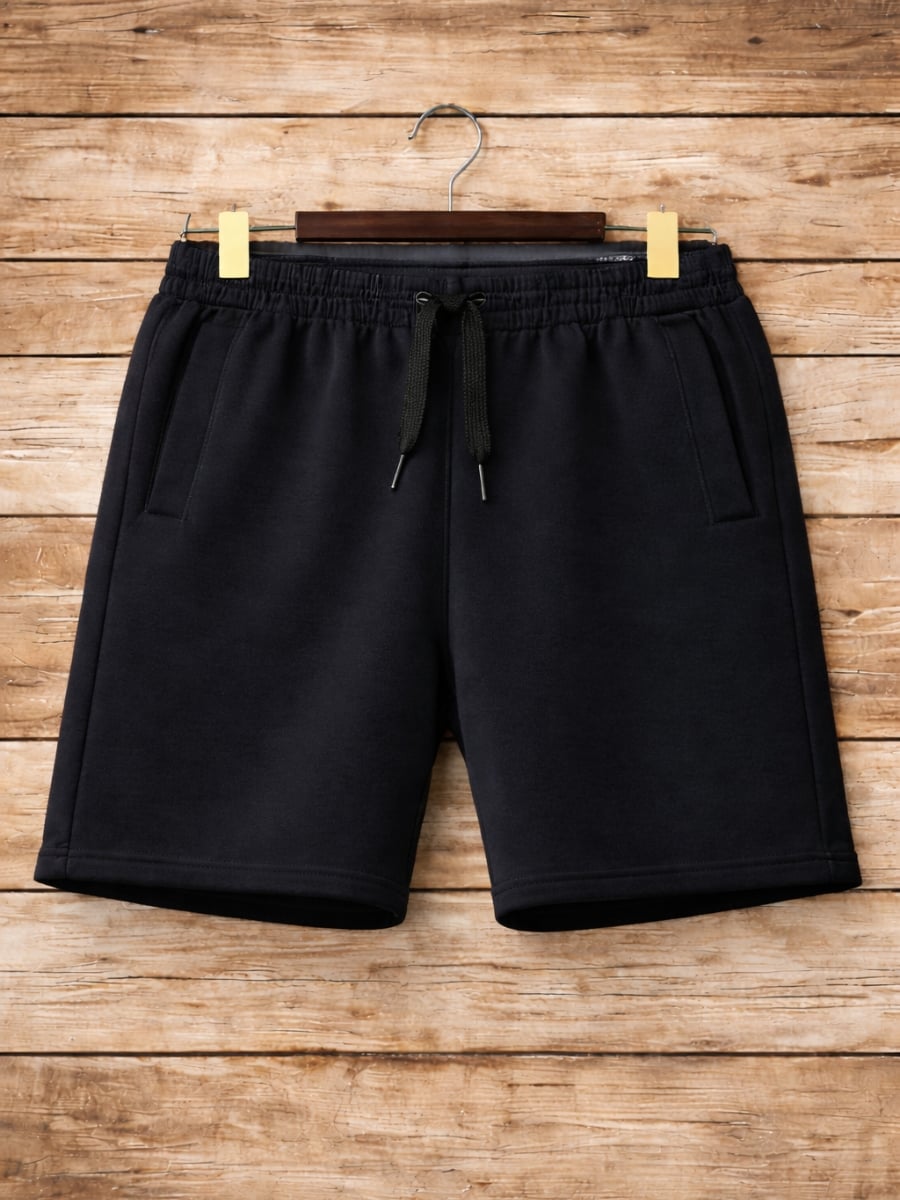 SHORT HOMBRE FRENCH TERRY - NEGRO / REGULAR - 2