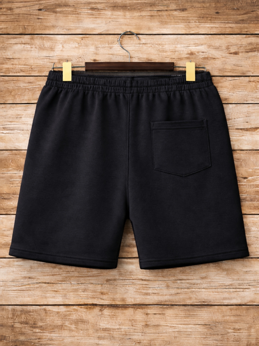 SHORT HOMBRE FRENCH TERRY - NEGRO / REGULAR - 3