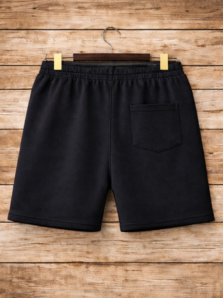 SHORT HOMBRE FRENCH TERRY - NEGRO / REGULAR - 3