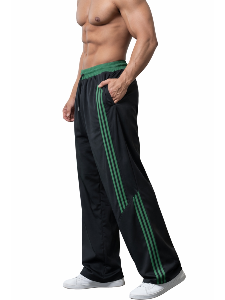 PANTALÓN OVERSIZE HOMBRE TELA NOVA (100% POLIESTER) - NEGRO - 1