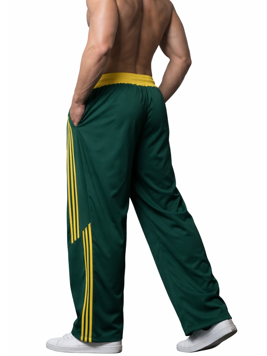 PANTALÓN OVERSIZE HOMBRE TELA NOVA (100% POLIESTER) - VERDE - 1