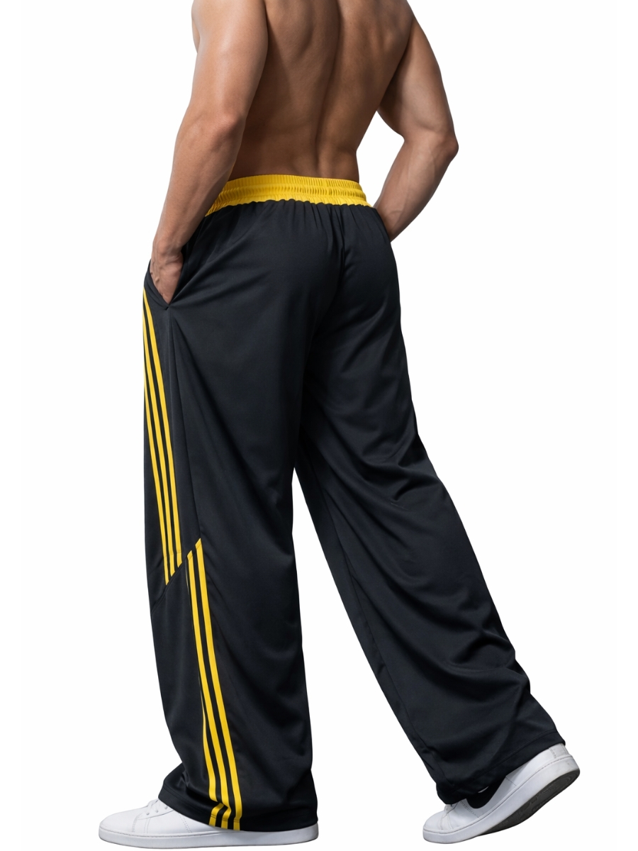 PANTALÓN OVERSIZE HOMBRE TELA NOVA (100% POLIESTER) - NEGRO - 1
