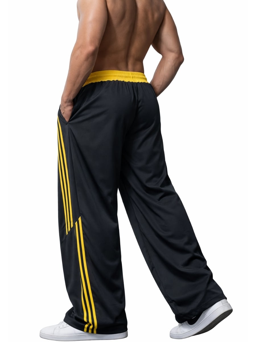 PANTALÓN OVERSIZE HOMBRE TELA NOVA (100% POLIESTER) - NEGRO - 2