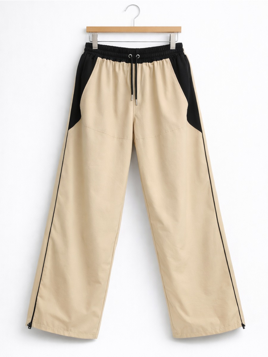 PANTALÓN OVERSIZE BICOLOR HOMBRE TELA NOVA - HUESO - 2