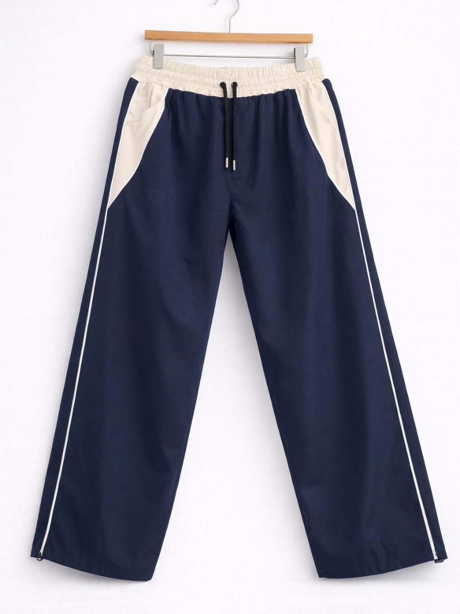 PANTALÓN OVERSIZE BICOLOR HOMBRE TELA NOVA - AZUL MARINO - 2