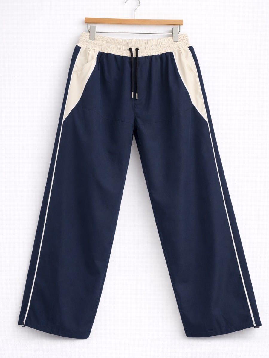 PANTALÓN OVERSIZE BICOLOR HOMBRE TELA NOVA - AZUL MARINO - 2