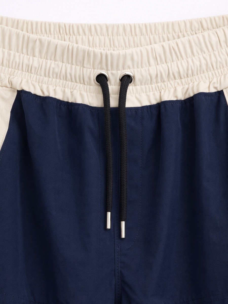 PANTALÓN OVERSIZE BICOLOR HOMBRE TELA NOVA - AZUL MARINO - 4