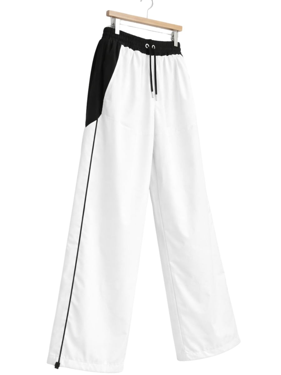 PANTALÓN OVERSIZE BICOLOR HOMBRE TELA NOVA - BLANCO - 3
