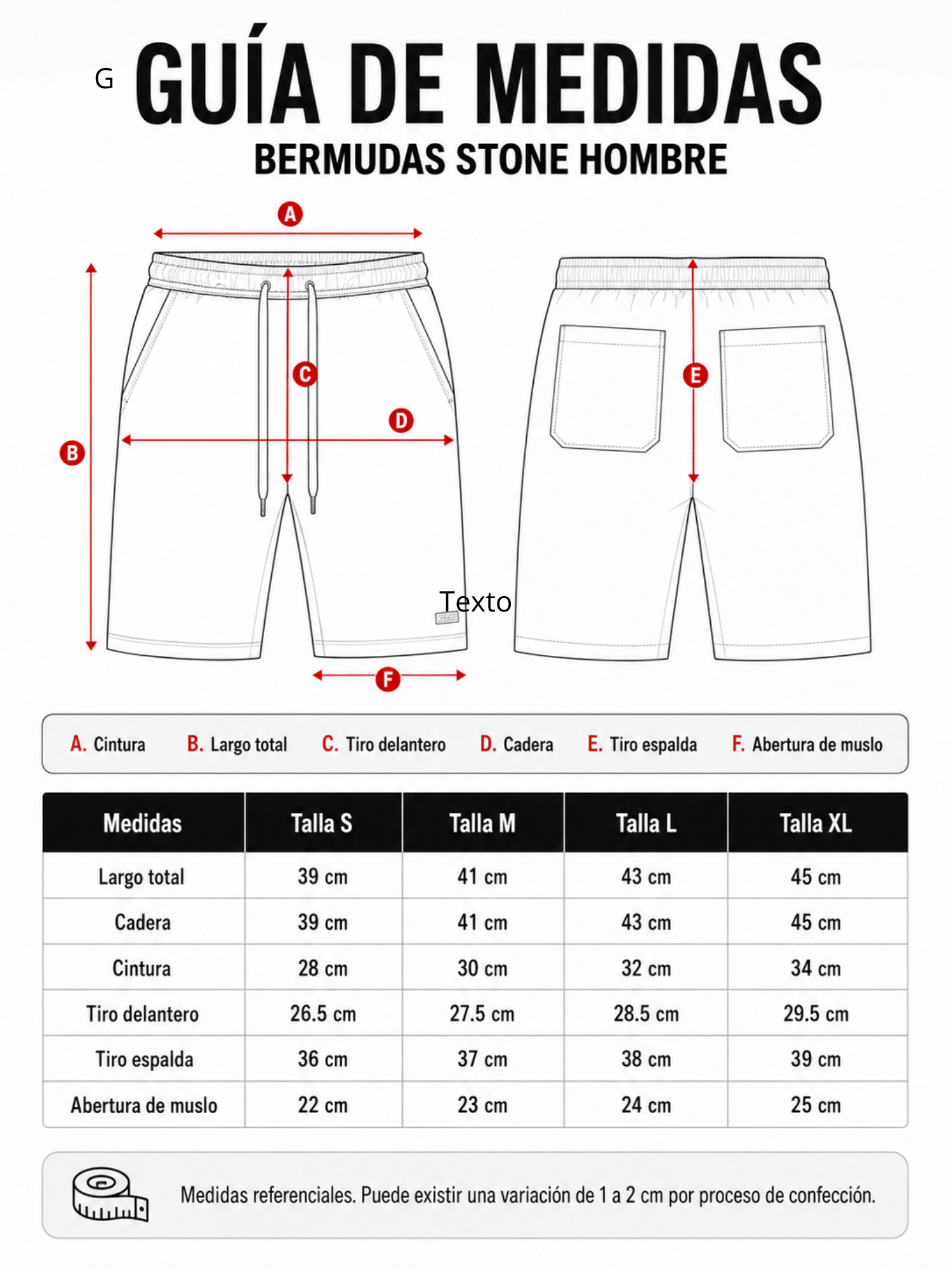 SHORT HOMBRE DRILL STONE - ROSADO / SLIM - 4